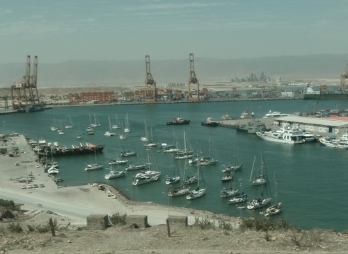 Sea Life - Yachts in Salalah about to attempt Pirate Alley in the Gulf of Aden © SW